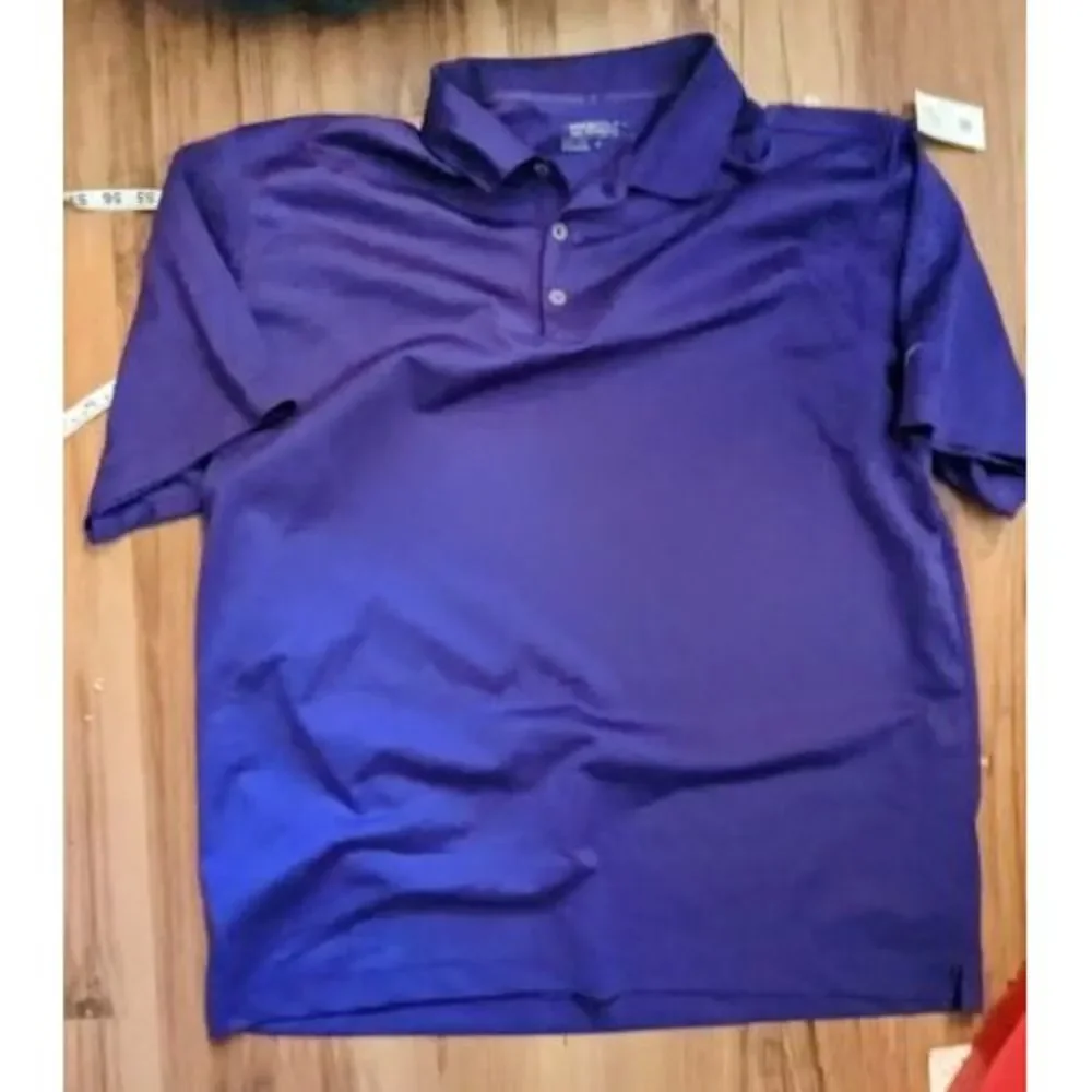Nike Golf Tour‎ Performance Dri-Fit Men's XL Short Sleeve Polo Shirt PURPLE
